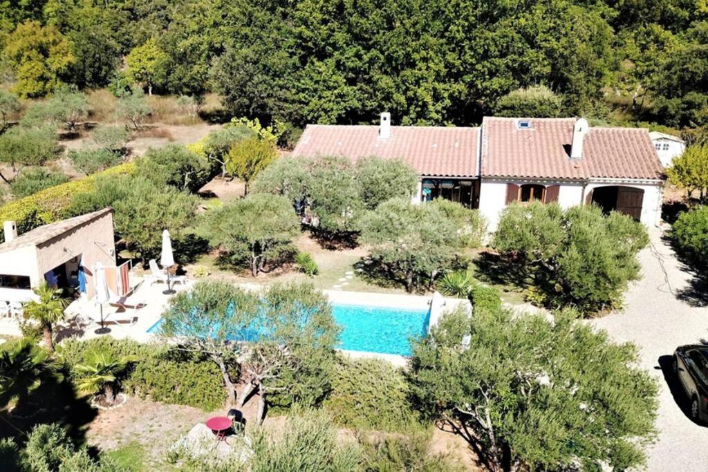 Villa Du Verdon Var Provence Avec Piscine Et Jardin - Private Regusse Exterior photo